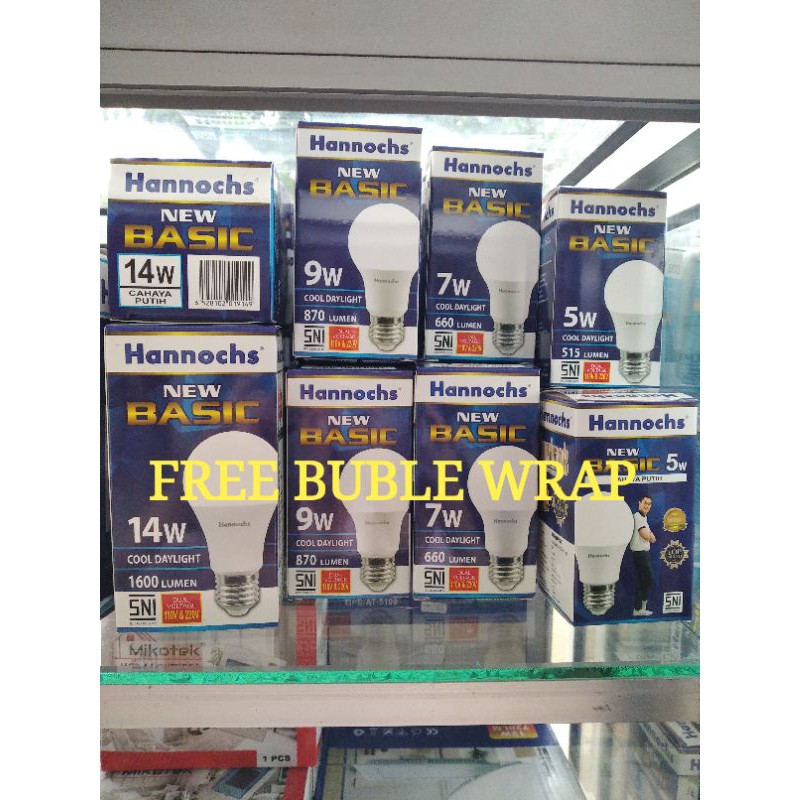 Jual LAMPU LED HANNOCHS BASIC 5/7/9/14W | Shopee Indonesia