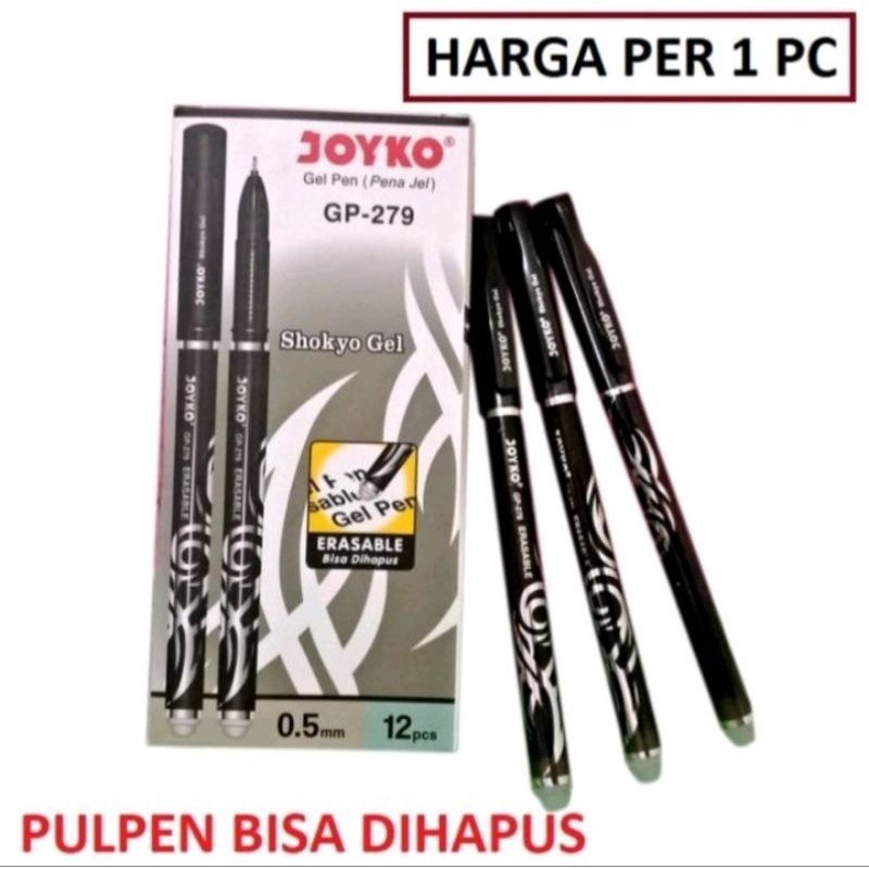 

Pulpen Gel Pena JOYKO GP 279 ERASABLE BISA DIHAPUS ORIGINAL