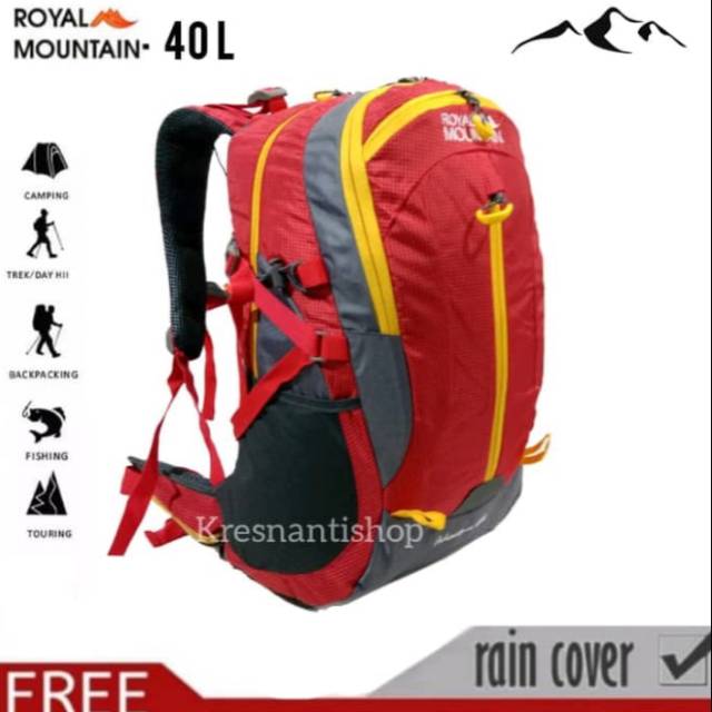 Tas ransel gunung royal mountain 40 L Original