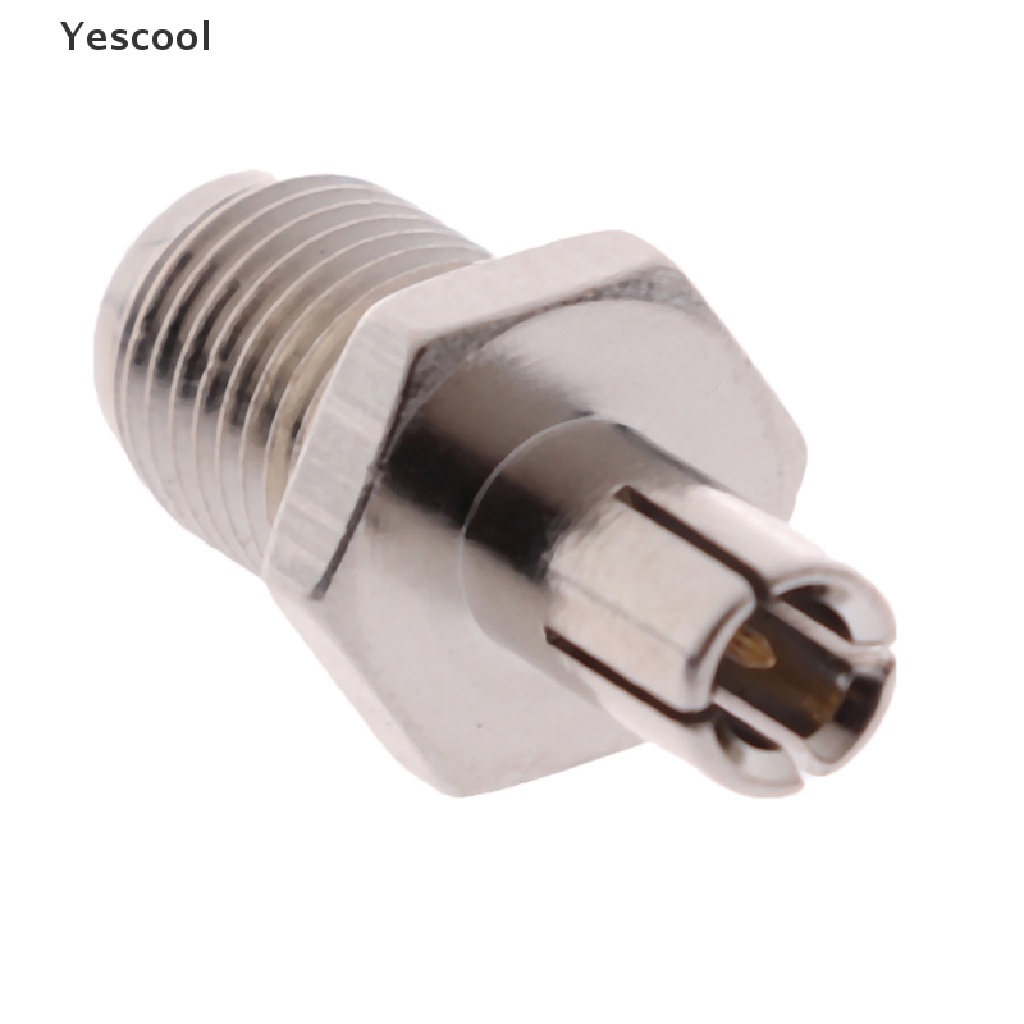 Yescool 2pcs Adapter Konektor Jack SMA Female Ke TS9 Male RF Coaxial