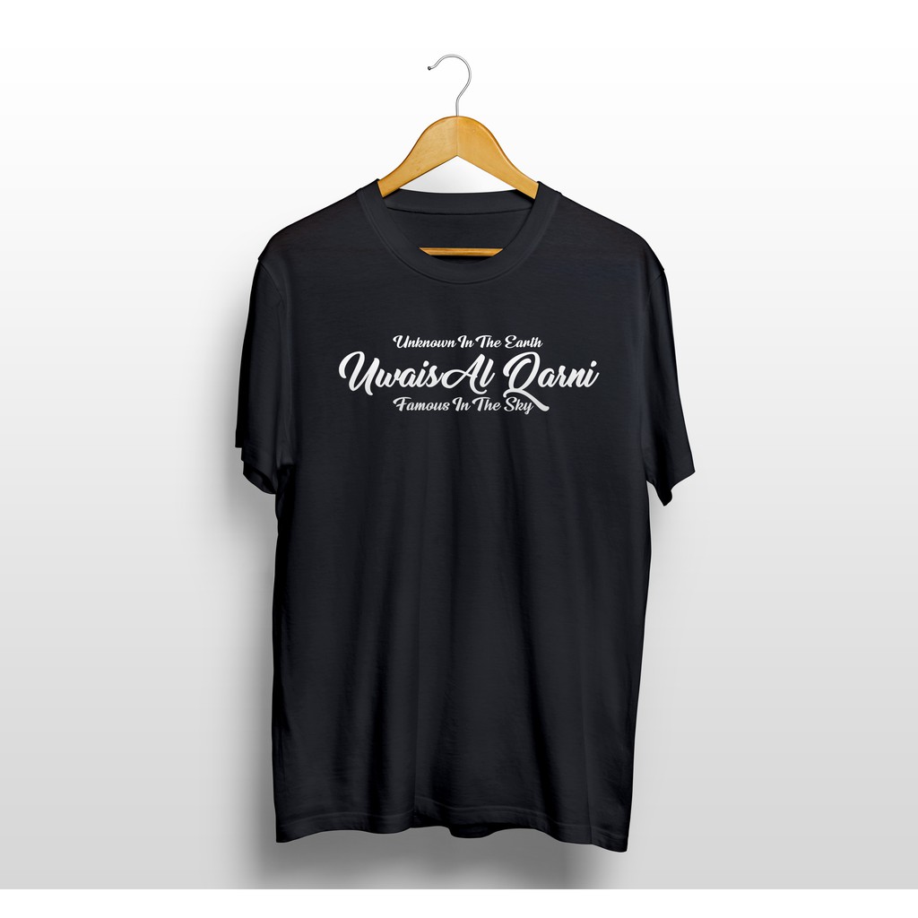 Kaos Dakwah Islami Uwais Al Qarni Distro Kata Kata Tulisan Muslim Murah Keren Bisa Sablon Custom-2