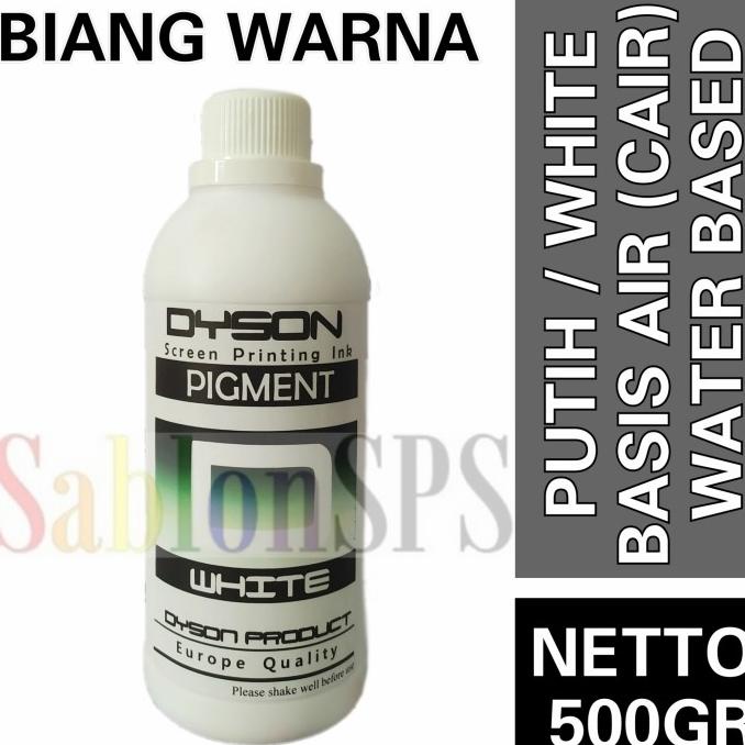 

Biang Warna Sablon White 500Gr Dyson Pigmen Sablon