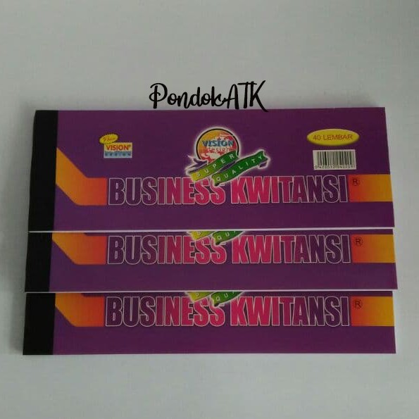 

Buku Kwitansi / buku kuitansi Vision 40Lembar