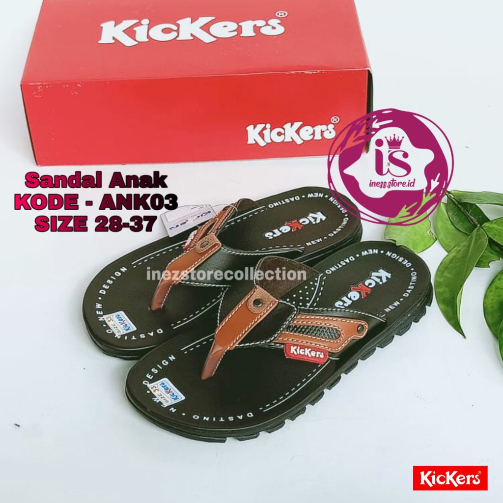 SANDAL ANAK LAKI - LAKI / COWOK KICKERS SIZE 28-37 KODE ANK03 MURAH