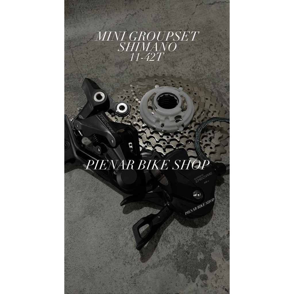 MINI GROUPSET SHIMANO DEORE 10 SPEED 11-42T