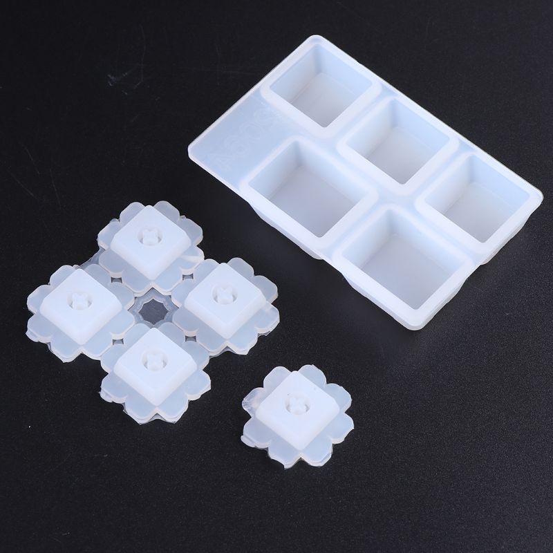 SIY  1 Set Manual DIY Mechanical Keyboard Key Cap Silicone Mold UV Crystal Epoxy Molds Handmade Crafts Making Tools