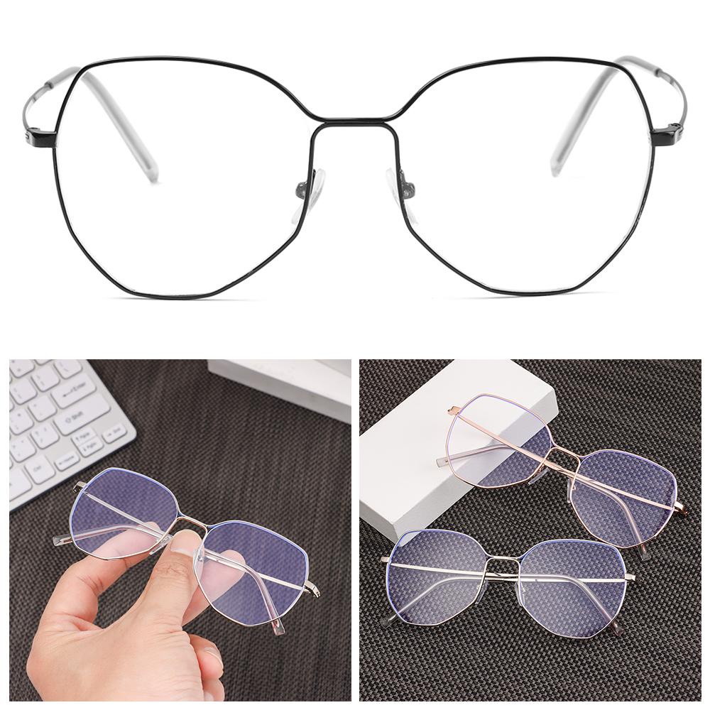 Populer Blue Light Blocking Glasses Metal Frame Kacamata Baca Anti Eyetrain Anti Blue Ray