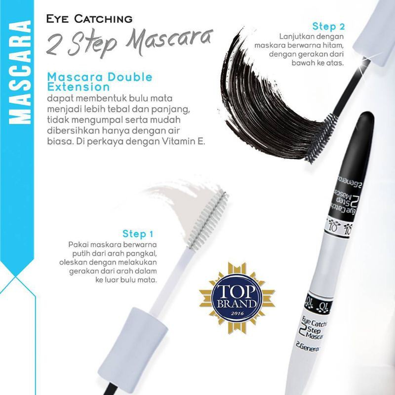 QL Eyecatching 2 step Mascara double 2in1 12 ml