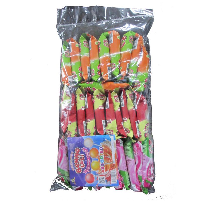 Pusan Benno Lolly Lolipop 1 renceng 12pcs