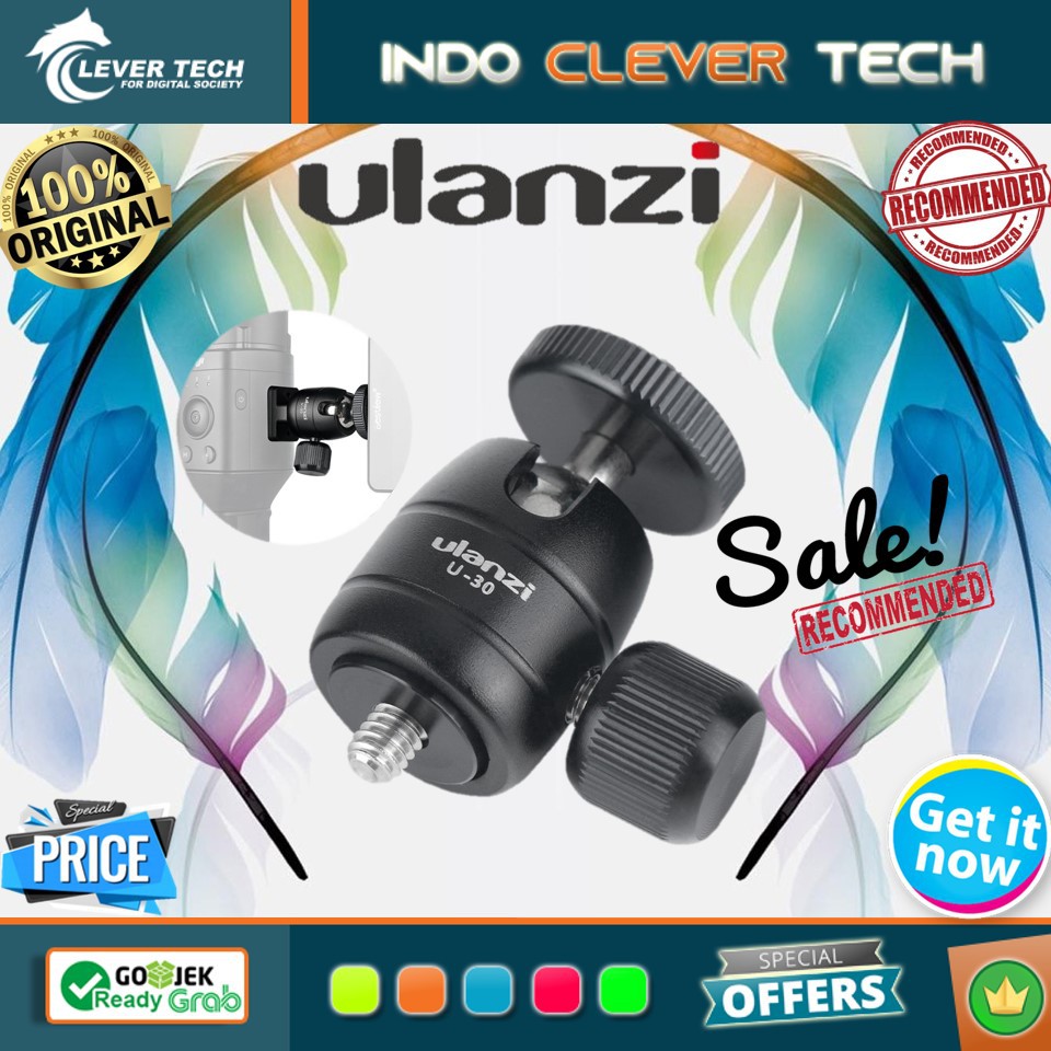 Ulanzi U-30P Metal Tripod Ballhead