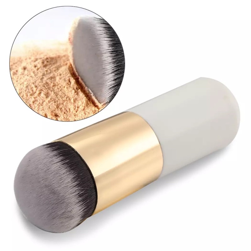 KABUKI BRUSH - Professional Chubby Pier Foundation Brush Makeup Brush Flat Cream Makeup Brushes Professional Cosmetic Make-up Brush