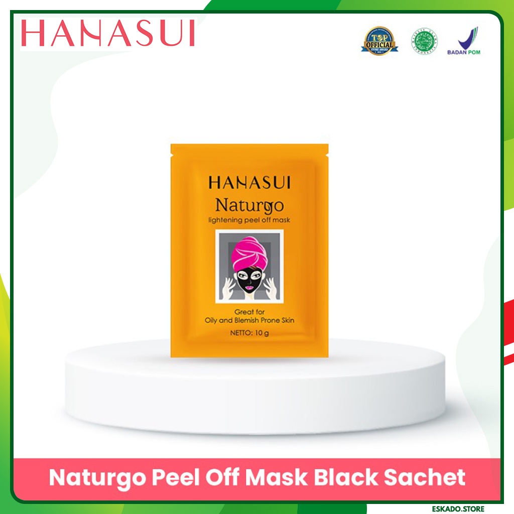 Hanasui Peel Of Mask Naturgo Black SACHET