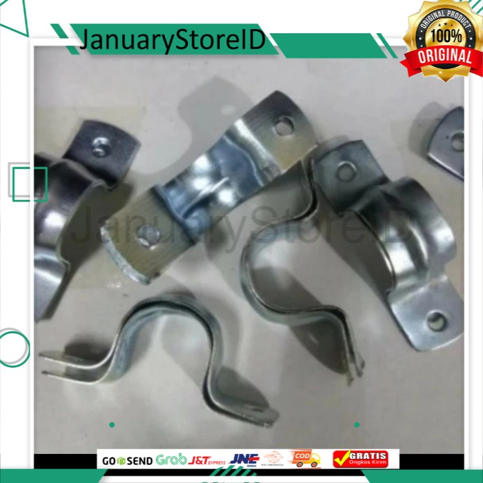 KLEM PIPA GALVANIS 20MM ECERAN SATUAN