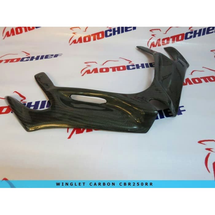 winglet cbr250rr carbon kevlar wingrack cbr 250 rr carbon kevlar asli