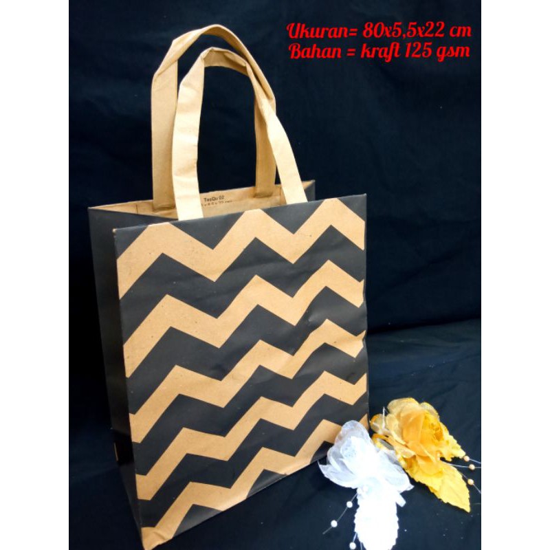 

Paperbag zigzag.tas kerts.goodybag tas belabja