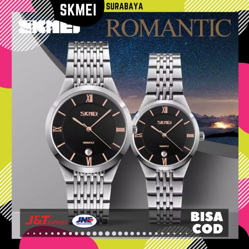 JAM TANGAN COUPLE PRIA WANITA SKMEI 9139 ANTI AIR