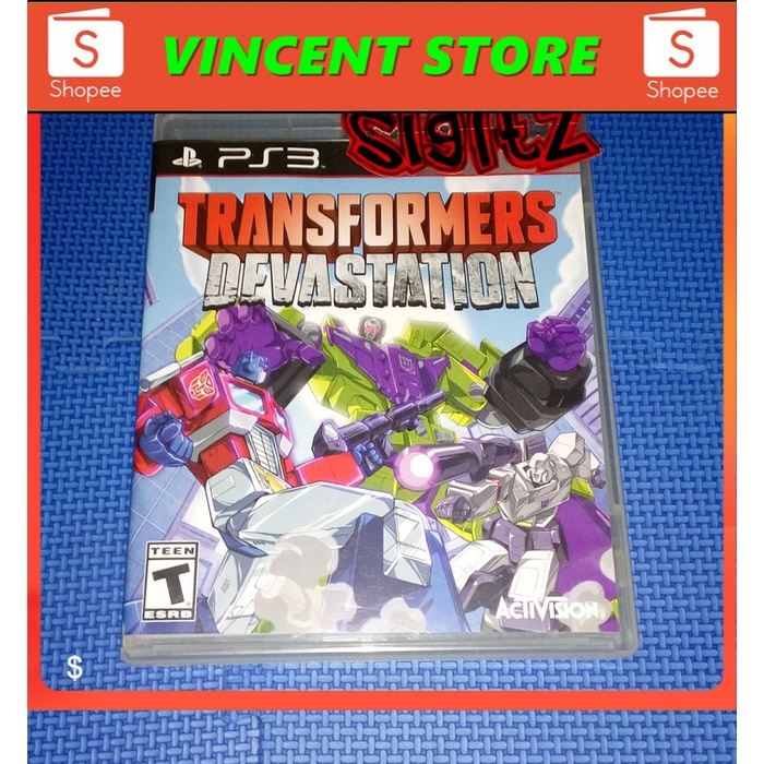 bd PS3 kaset game TRANSFORMERS DEVASTATION