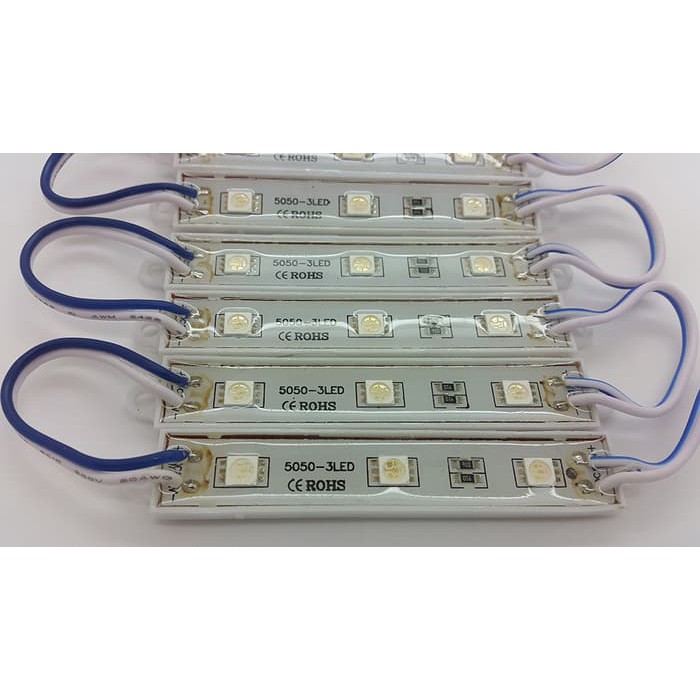 Cahaya Biru Super Bright Waterproof Smd 5050 Led Light Module