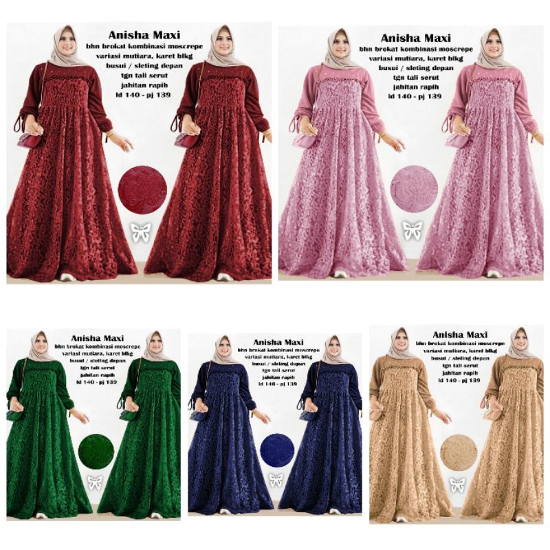 MAXI JUMBO 3L& 5L GAMIS ANISA JUMBO TERMURAH
