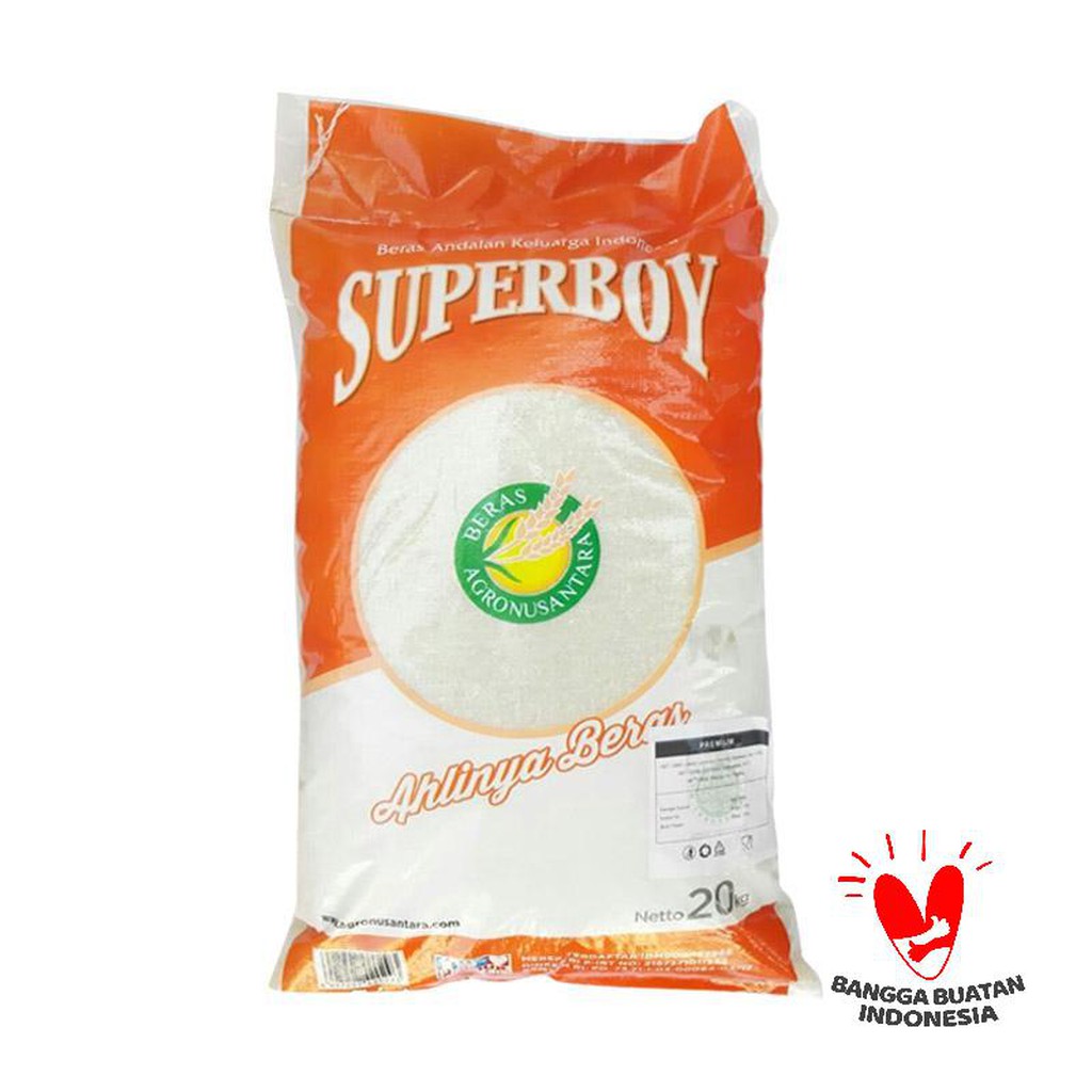 

Agro Nusantara Superboy Beras [20 Kg]