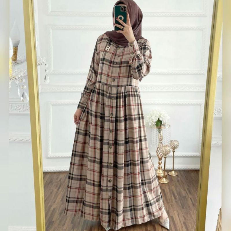 ASTRID MAXI DRESS RAYON ARMOR PREMIUM-2