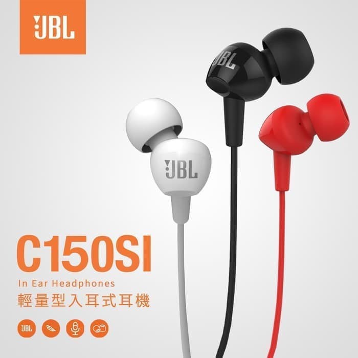 Headset JBL C150SI IMS Earphone With Mic Handsfree Jack 3.5mm