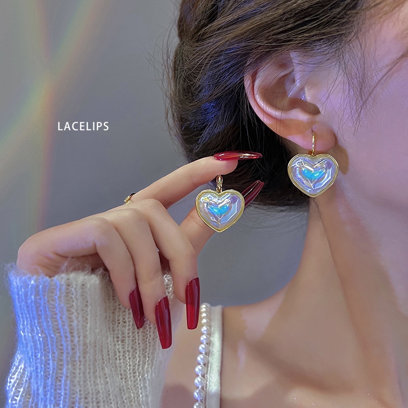 Set Anting Stud Hias Kristal Mutiara Kilau Gaya Elegan Untuk Wanita