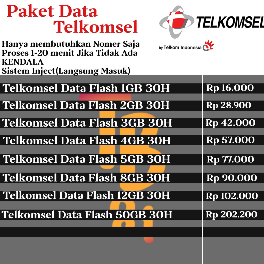 TELKOMSEL FLASH PAKET DATA 2