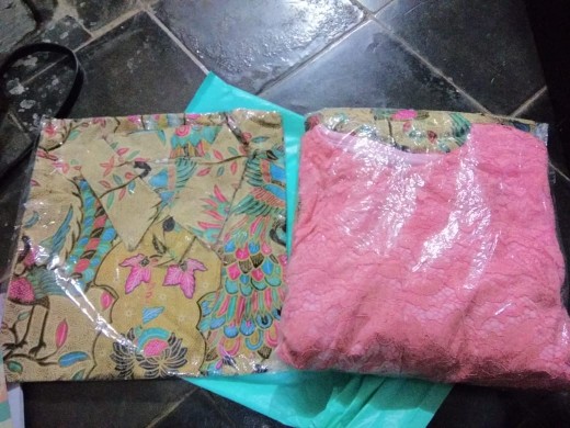 Couple Batik Gamis Brokat Cindrawasih Original