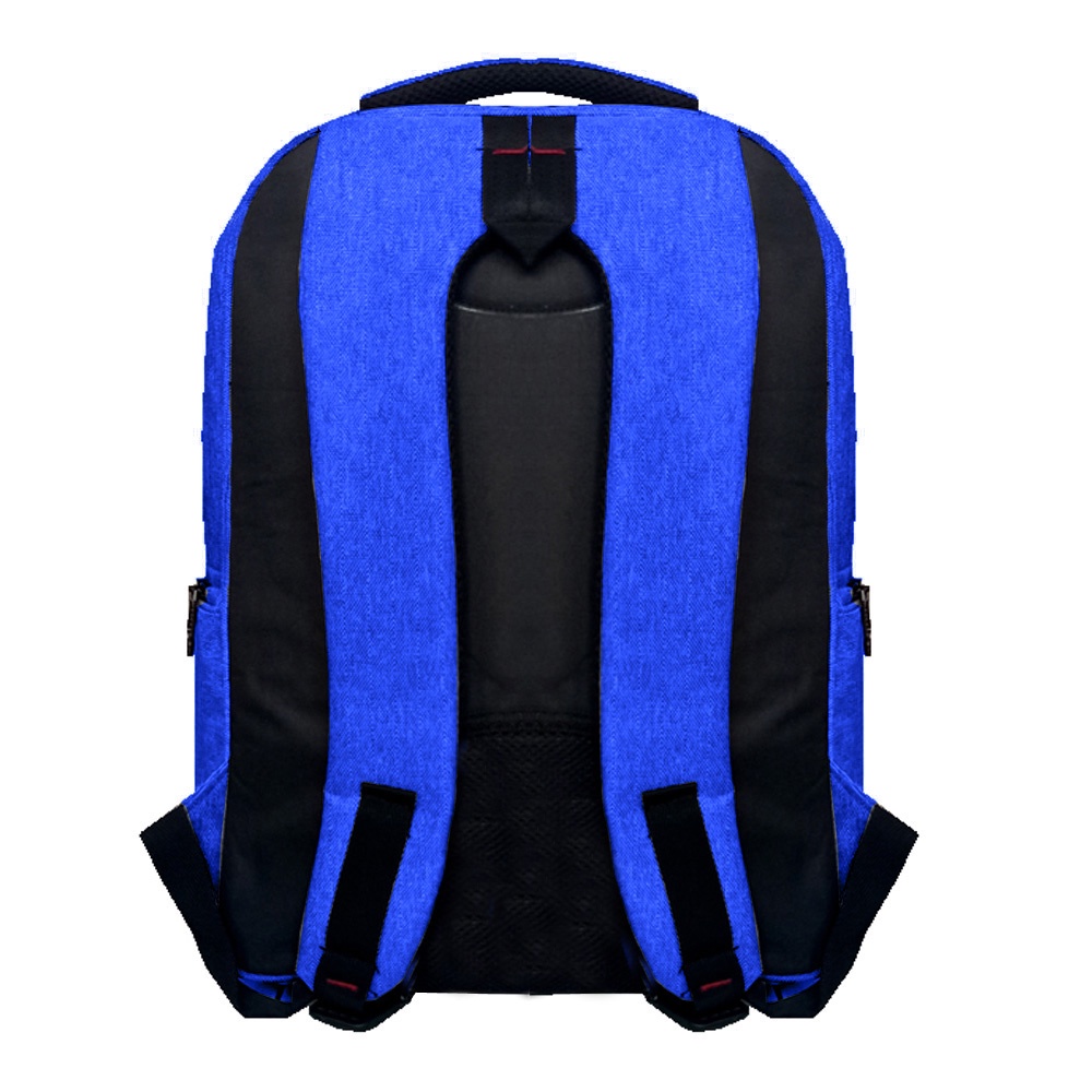 Carboni Fintage Tas Ransel Laptop 15 Inchi Mode Korean AA00026 17- BLU Polyester Serat Sintetis Original  + Raincover