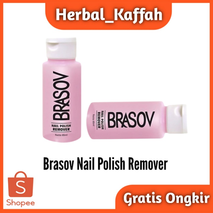BRASOV Pembersih Kuku Brasov Nail Polish Remover 65ml Original 100%
