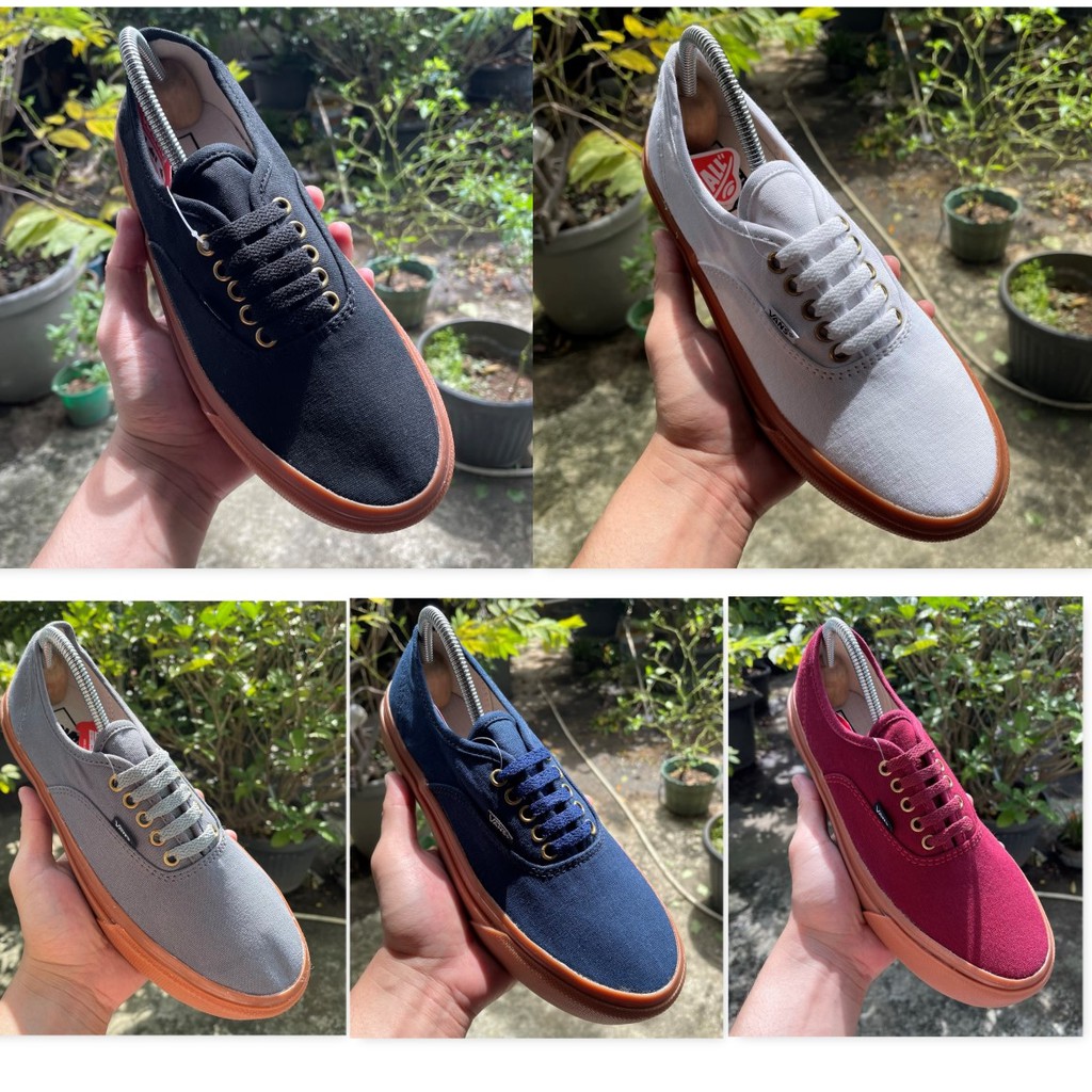  Sepatu  Vans Authentic Hitam Gum Premium  Quality  Shopee 