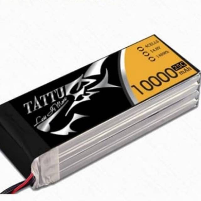Tattu 14.8V 25 4S 10000mAh Lipo Battery Pack