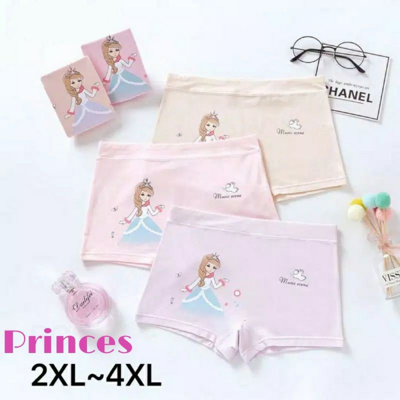 CD celana dalam boxer anak perempuan cewek murah CD boxer anak cewek big size 2XL-3XL-4XL