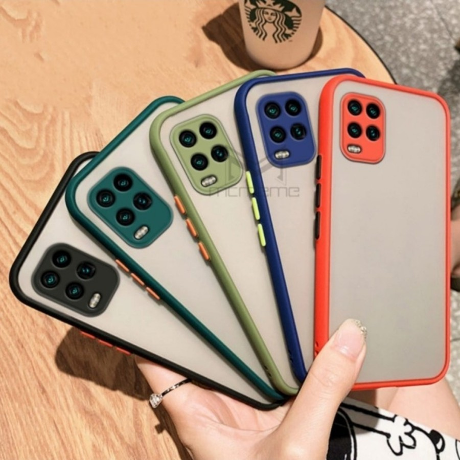 Soft Case Realme 8 / Pro + Realme 8i My Choice Aero Color Button Matte Frame