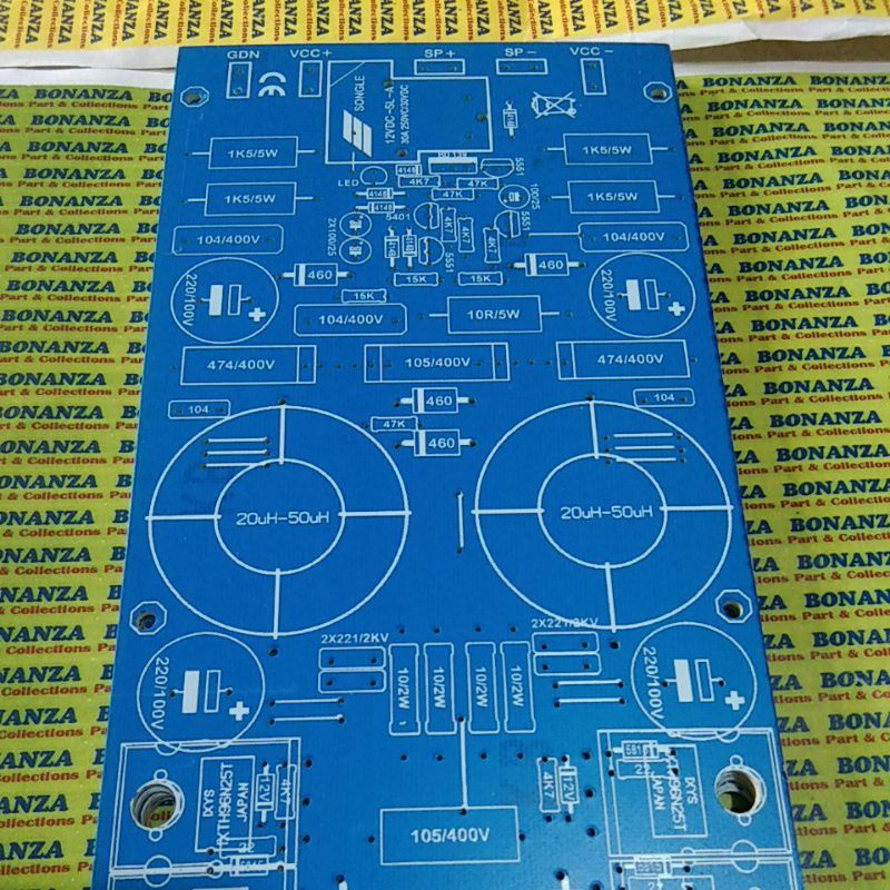 Pcb class d fullbridge logic 4049