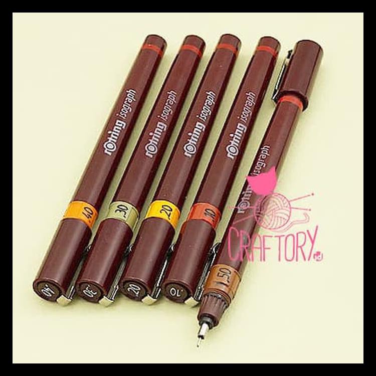 

Murmer Rotring Rapido Isograph Original 0.2 / 0.3 /0.5 / 0.8 Terbaru