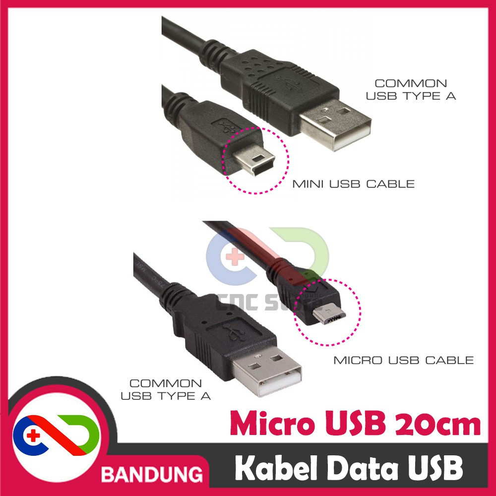 KABEL DATA MICRO USB ARDUINO MICRO USB ROBOTDYN TYPE A MALE 30CM