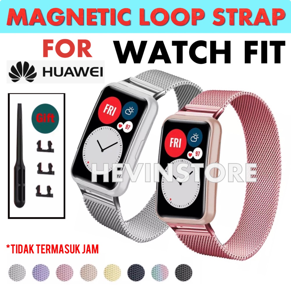 Strap Milanese Magnetic For HUAWEI WATCH FIT Loop Strap Watch Band