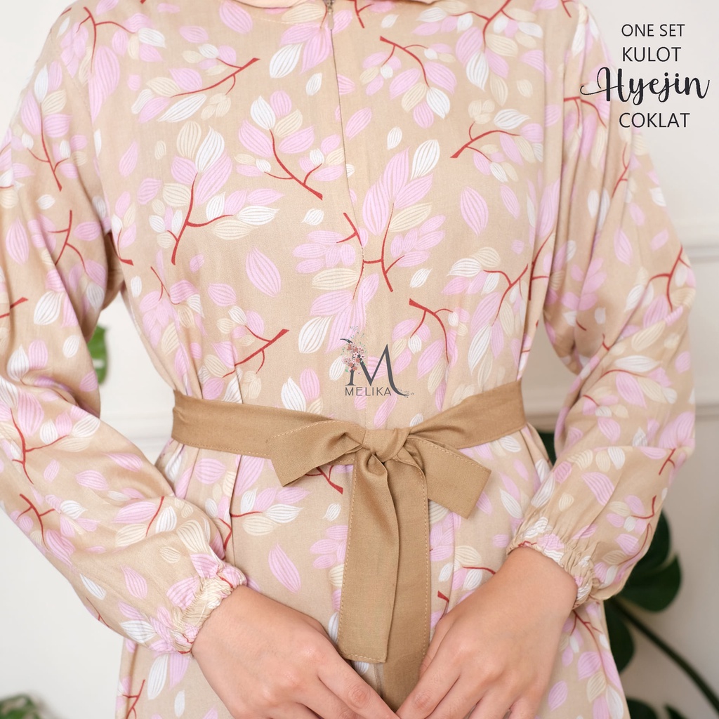 Pusat Mukena Indonesia - One Set Tunik Kulot Muslim Korea Hyejin-6