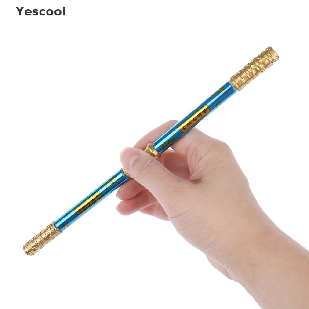 Yescool 1pc Pulpen Gel Dengan Lampu Flash Berputar Untuk Pelajar