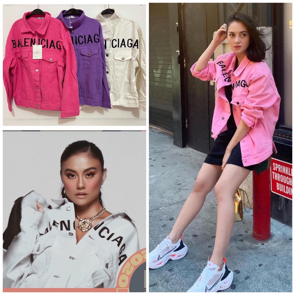 JAKET PREMIUM BALENCIAGA JEANS IMPORT