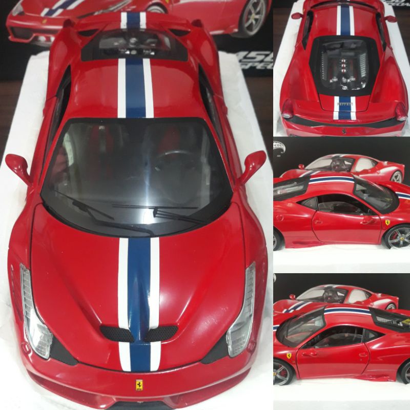 HOT WHEELS ELITE FERRARI 458 SPECIALE - SKALA 1:18