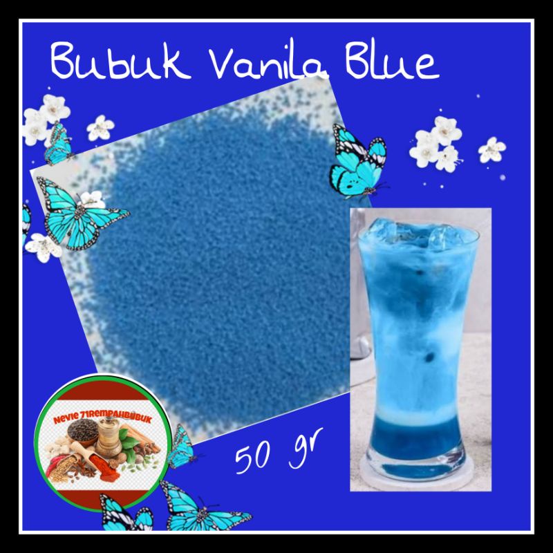 

Bubuk Minuman Rasa Vanila Blue 50gr