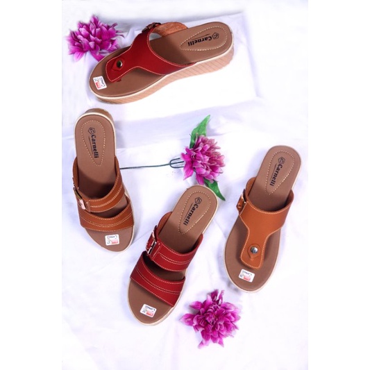 CARNELLI:sandal wanita model kekinian sandal wanita kondangan
