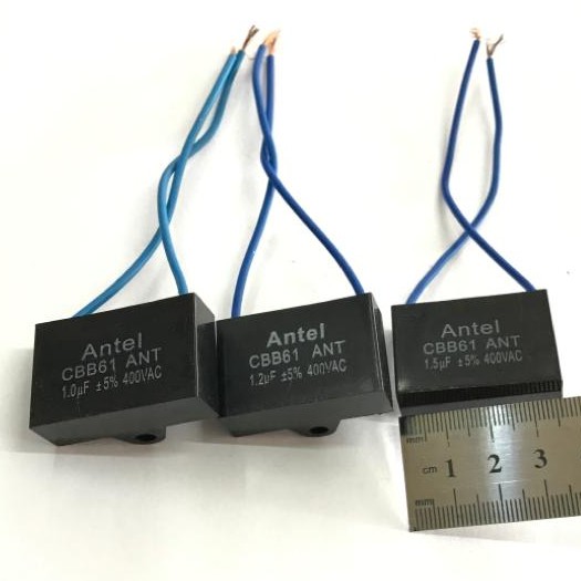 KAPASITOR KIPAS ANGIN 1uf, 1,2uF, 1,5uF 400V/CAPASITOR 1.0uF, 1.2uF, 1.5uF 400V