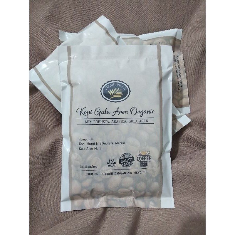 Kopi Gula Aren Sachet, Bisa Custom Kemasan, Isi 5