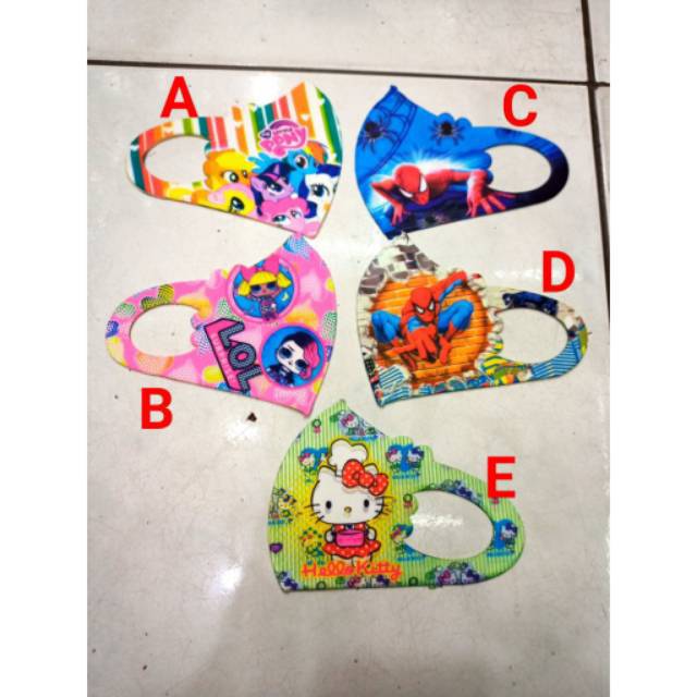 [SIAP KIRIM] Masker Anak Character [TERMURAH]