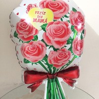 Balon Buket Bunga flower bouquet balloon foil