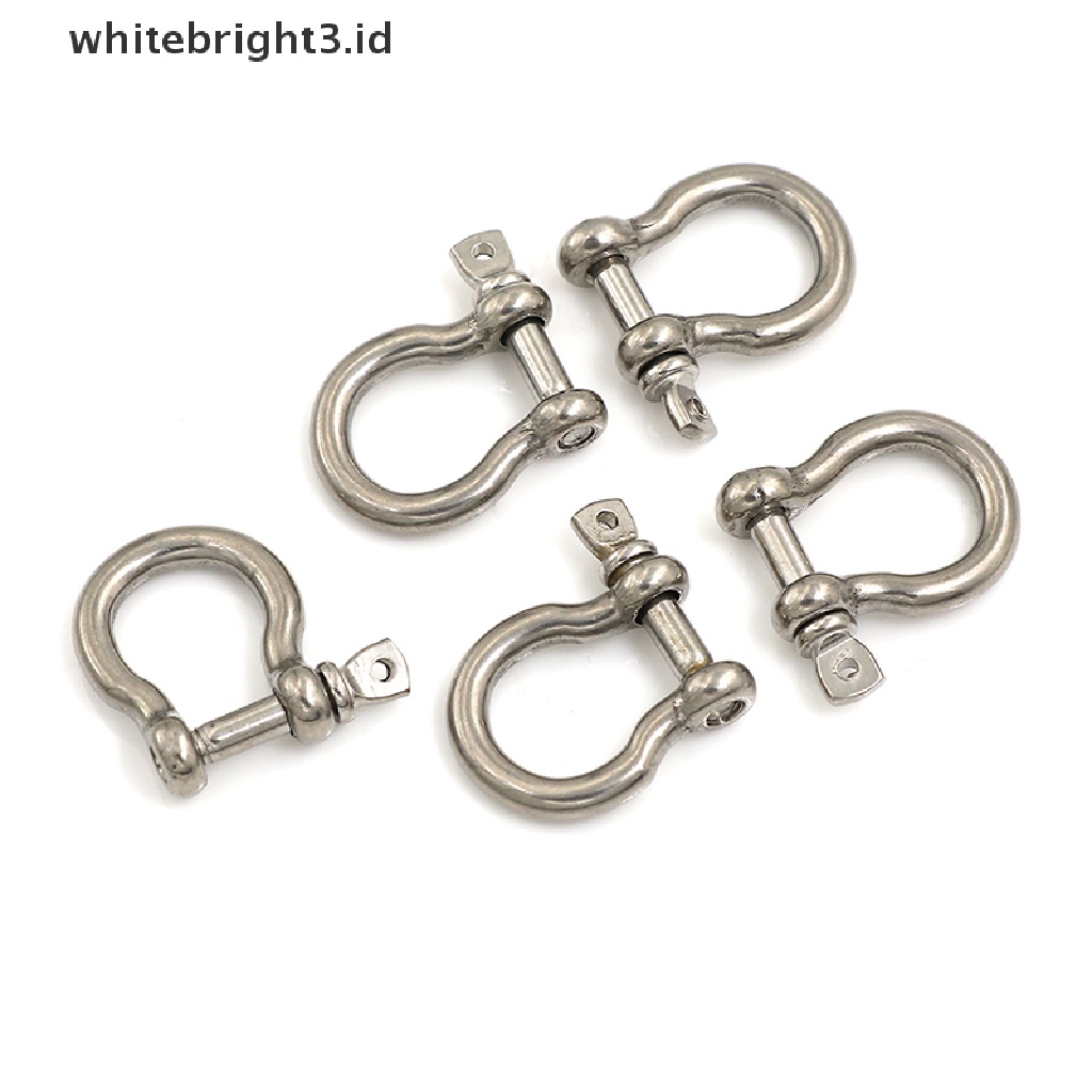 (whitebright3.id) 5pcs m4 304 Sekrup stainless steel Untuk Memasukkan Tali Busur